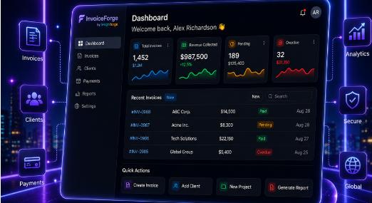 InvoiceForge SaaS MVP Project